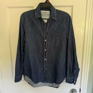 Frank and Eileen denim blouse
